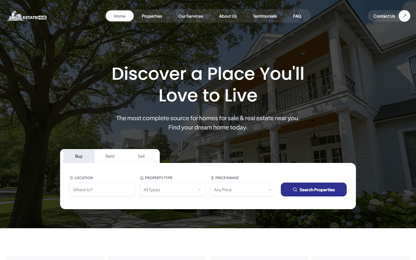 Real Estate desktop screenshot